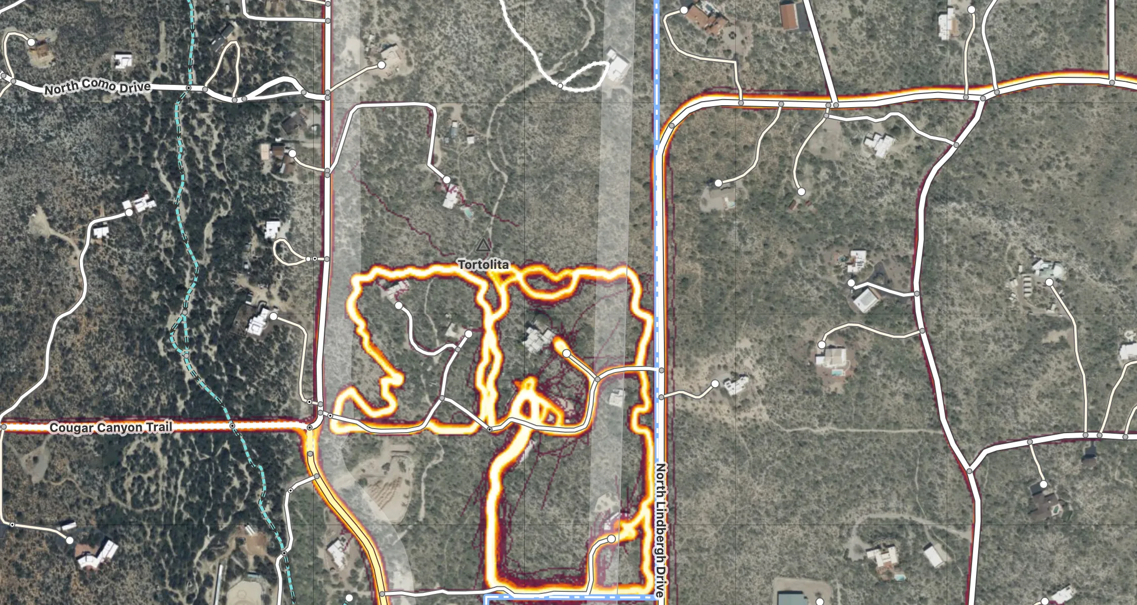 Same area with strong heatmap trace, but unclear if public